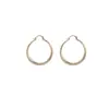 Venta al por mayor de Accesorios Exagerados de Comercio Exterior, Pendientes de Aro Grandes Brillantes, Modernos y Sencillos, Joyería para Orejas Estilo Punk, Nocturno, Europeo y Americano