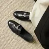 Mocasines Retro con Hebilla Estilo Británico, Mocasines Suaves de Punta Redonda, Zapatos Planos Slip-On para el Trabajo para Mujer