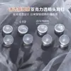 Nuevo Modelo 2025 M0.9 Acrílico Transparente Rosca Interna Joyería para Piercing de Hélice Auricular Compatible con Aleación de Titanio F136