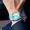 2026 Nuevo Elegante y de Alta Gama Hebilla Negocios Casual Dual Calendario Luminoso Reloj de Cuarzo para Hombres