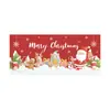 Navidad Año Nuevo Pareados Tela de Fondo Ancho de Puerta Cubierta de Puerta Bandera de Jardín Decoración Exclusiva de Comercio Exterior de Amazon Arreglo