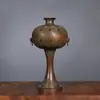 Vaso de Flores com Escultura de Animal em Cobre Puro, Incensário para Uso Interno em Casa, Suporte para Incenso para Palitos de Incenso, Adequado para Decoração de Sala de Estar, Estudo, Escritório