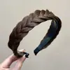 Diadema Peluca Trenza Espina de Pescado para Mujer 2025 Nueva Pieza Única Trenza de Cabello Pasador de Trenza Tocado Diadema Diadema