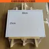 Mini Caballete de Escritorio con Marco de Aceite Trípode de Madera para Arte Boceto Set de Pizarra para Pintar Bocetos