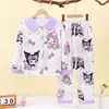 Pijama para Niñas, Estilo Princesa, Primavera y Otoño, Verano Delgado de Dibujos Animados con Mangas Largas para Bebés y Niños Mayores, Adecuado para Usar Afuera