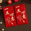 2027 Ano do Carneiro Novo Estilo Pequeno Presente Criativo Personalizado Bolsa Envelope Vermelho Especial para Casamentos e Noivados Processo de Hot Stamping Envelope Vermelho