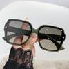 Nuevas Gafas de Sol de Alta Gama con Estilo, Famosas en Internet, para Mujer, Modernas, de Montura Grande, Filtro Solar Anti-ultravioleta, Adelgazantes, Espejo Retrovisor para Disparos Callejeros