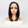 13*3.5 renda feminina europeia e americana comércio exterior perucas fibra química peruca cabelo liso curto cobertura total da cabeça peruca