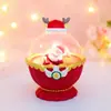 Presente de Natal criativo transfronteiriço novo produto Casa do Papai Noel luz noturna lâmpada de estrela de desenho animado fofa lembrança