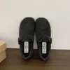 Zapatos Únicos Estilo Birkenstock para Mujer para Otoño e Invierno, Lindo Estilo Bosque Retro Slip-On Felpa Moda Mocasines