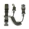 Cuerda de Pistola de Resorte Táctica Más Vendida Transfronteriza, Cuerda de Tarea Retráctil de PVC Estilo Militar, Cinturón de Cordón Antiperdida para Deportes al Aire Libre