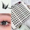 Cílios Postiços Transfronteiriços, Volume Grande, Estilo Loli Preto Dourado, Cílios Postiços Sem Cola, Espessos e Volumosos, Modernos e Estilosos, com uma Vibe Dinâmica
