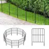 Cerca de jardim de metal em arco cerca de jardim cerca de jardim fronteira pilha de chão barreira animal cerca de paisagem ao ar livre