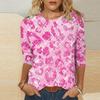 Blusa Feminina Tamanho Grande Estilo Europeu e Americano Sexy Moderna Lantejoulas Estampa Digital Manga Longa Camiseta Básica Wa25