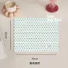 Mantel de Mesa de Cuero Estilo Coreano de Puntos, Salvamanteles Estilo Ins, Resistente al Calor, Anti-quemaduras, Impermeable, a Prueba de Aceite, Lavable, Mantel Espesor para Mesa de Café