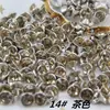 Faça você mesmo: Rebites coloridos de diamante de 7 mm para roupas, bolsas, sapatos, meias, pulseiras de relógio, acessórios, miçangas soltas, ferragens para malas.