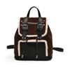 Cordeiro 2024 Inverno Nova Bolsa Feminina Mochila de Lã Estilo Coreano Ins Trendy All-match Moda Casual Bolsa Tote