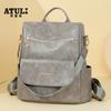 Mochila de piel sintética con textura suave para mujer, bolso de hombro cruzado, nuevo, de gran capacidad, bolso de viaje sencillo, bolso de viaje de moda