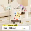 Bote de Basura Hogar 2025 Nuevo Aspecto Elegante Sala de Estar Grande Gran Capacidad Estudio Dormitorio Cocina Cesto Cubo para Papel Higiénico