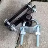 Enganche para Remolque Vehículo Eléctrico Motocicleta Vehículo Recreativo Montado en la Parte Trasera Stall Camping Carrito Pequeño Gancho para Remolque Acero Inoxidable
