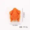Simulação 3D Frango Frito Brinquedo Alimentício Batatas Fritas Coxas de Frango Asas de Frango Acessórios de Resina Acessórios de Cabelo Presilhas de Cabelo Enfeites Materiais DIY Feitos à Mão