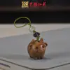 Sândalo Dourado Nova Versão dos Doze Signos do Zodíaco Pingente para Celular Pingente de Madeira para Bolsa Chaveiro Argola Lembrancinha