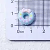Accesorios de Arte de Uñas de Dibujos Animados de Rosquilla con Lazo de Gatito Color Macarrón Accesorios de Uñas Portátiles Funda para Teléfono Móvil Accesorios de Bricolaje