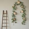 Plantas para Decoração de Casamento, Trepadeiras de Flores de Peônia, Folhas de Eucalipto, Decorações Artificiais de Alta Qualidade para Mesa de Jantar Atacado