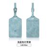 Bolsa para pasaporte antimagnética de piel PU etiqueta de equipaje traje piel antirrobo cepillo tarjetero RFID bolsa para identificación en stock funda para pasaporte