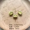 Linda Cadena para Teléfono Móvil, Collar, Pasador, Joyería con Diamantes Incrustados, Corazón de Diamante Doble Cara, Aleación, Cuentas Pintadas de Cuatro Caras, Hecho a Mano