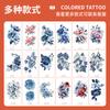 Flor de Rosa Celebridad de Internet Flor Planta Colorida Tatuaje Fabricante Tatuajes Adhesivos al por Mayor Impermeables Femeninos de Larga Duración Florales
