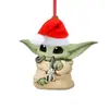 2024 Nuevo Producto Transfronterizo Bebé Y-Oda Papá Noel Bebé Yoda Papá Noel Árbol de Navidad Colgante