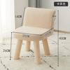 Banquito Pequeño Silla con Respaldo para Bebé Celebridad de Internet Hogar Banquito Bajo Moda Creativa Madera Maciza Banco de Dibujos Animados Silla para Niños de Jardín de Infancia