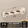 Gancho de Ventosa Sem Furos Gancho Forte com Adesivo Atrás da Porta Sala de Estar Cozinha Banheiro Gancho de Roupa Multiuso Prateleira Artefato de Armazenamento
