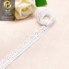Encaje de seda de leche código de barras soluble en agua 1.5cm Accesorios para ropa infantil Barbie blanco hecho a mano DIY en stock ventas directas de fábrica