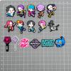 Nuevos Encantos de Zueco de Dibujos Animados Lindos para Grupo de Chicas Cazadoras de Demonios Accesorios Personalizados de Jardín para Zapatos Hebillas Decorativas