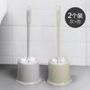 Cepillo para Inodoro de Baño Cepillo de Limpieza para Inodoro del Hogar Modelo Nuevo 2025 con Base Mango Largo Duradero Cepillo Sin Rincones Muertos
