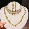 ¡Precioso y deslumbrante! Collar con colgante de flor de circón y gota de agua, cadena para la clavícula estilo corte vintage, joyería de lujo ligero y sensación de alta gama