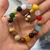 Pulseira Lingyin 18 Sementes Bodhi para Homens e Mulheres Pulseira de Casal Dobao 18 Sementes Contas de Buda Joias Wen Play