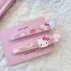 Nuevo Pasador de Pelo Mini de Dibujos Animados Sanrio Clip de Pato de Goma Colorido Dulce Lindo Clip para Flequillo Pasador Roto Accesorios para el Cabello