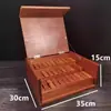 Caja de Sashimi de Madera Estilo Japonés con Tapa, Caja para Pescado, Caja para Salmón, Plato para Carne de Res, Plato para Verduras, Caja de Madera, Caja de Madera Blanca para Sushi