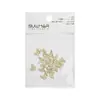 20 piezas de metal para uñas mini mariposa dorado plateado decoración de uñas de mariposa simple mariposa tridimensional japonesa