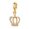 Pulsera de Cuerda Trenzada con Colgante de Corona Dorada Nueva Transfronteriza Accesorios Bohemios Ins Colgante Transfronterizo