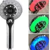 Cabezal de Ducha QinLed Cabezal de Ducha de Mano Cabezal de Ducha con Pantalla Digital LED Superficie Galvanizada Superficie Transparente Fabricante