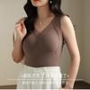Chaleco Calefactor Cálido Heim Octava Caliente 3D Grafeno Sin Costuras con Almohadilla en el Pecho Sujetador Interior Integrado Ropa Interior para Mujer Invierno