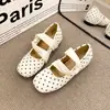 Nuevos zapatos de verano, vestidos nuevos, moda de lunares, zapatos Mary Jane 2026, zapatos planos elegantes para mujer, perfectos para combinar