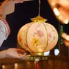 Linternas de Año Nuevo, Linternas Luminosas de Estilo Antiguo, Kits de Materiales Hechos a Mano para DIY, Linternas de Palacio, Decoraciones Colgantes de Mano, Linternas de Flores Hanfu