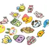 Bordado Ya Original Fofo Desenho Animado Adesivos de Tecido Bordados Patch para Jaqueta de Penas Infantil Bolsa Aplique Decorativo Coelho Filhote Patinho