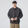Ropa para Hombre Fengshe / Nueva Sudadera con Sudadera y Cuello Camisero de Manga Larga para Hombre Primavera y Otoño 2026 Sudadera Gruesa de 350g