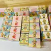 Labubu Caja Sorpresa Caja Vacía Estilo Miniatura Adornos Paquete Pequeño de Cartón Supermercado Botella Pequeña de Vino Juguete Caja Sorpresa